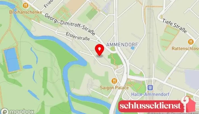 Karte von Metallbau Nico Klotz Generalunternehmer, Metallwerkstatt in Halle (Saale)