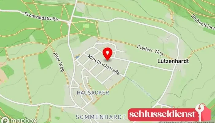 Karte von Metallbau Nonnenmann Metallbauunternehmen, Metallwerkstatt in Bad Teinach-Zavelstein