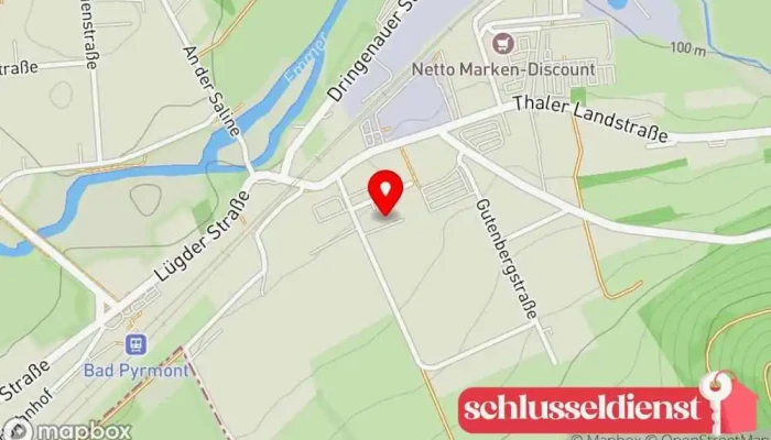 Karte von Metallbau-Pennartz Gmbh & Co. KG Metallbauunternehmen in Bad Pyrmont