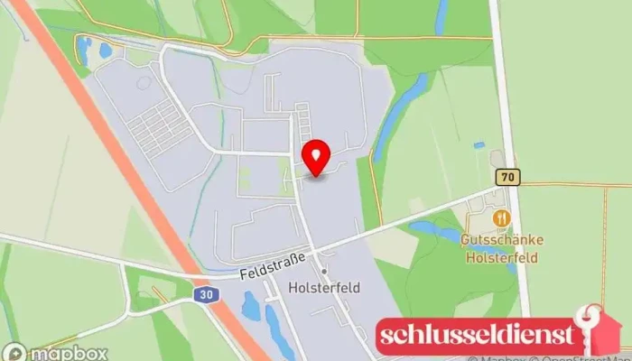 Karte von Metallbau Peters GmbH Bauunternehmen in Salzbergen
