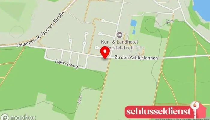 Karte von Metallbau Peters Metallbauunternehmen in Dabel