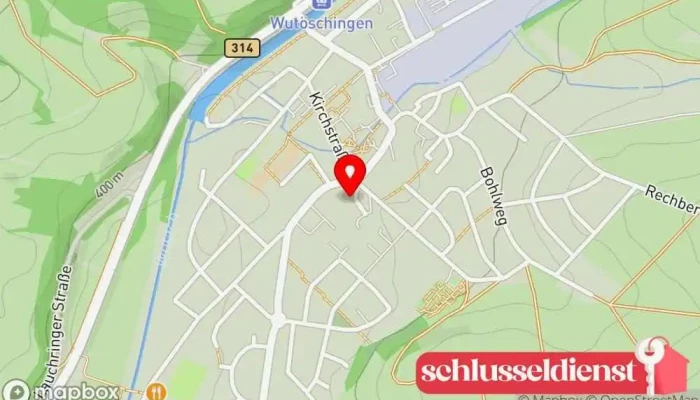 Karte von Metallbau Preiser Metallbauunternehmen in Wutöschingen