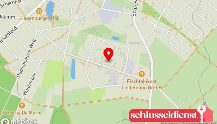 Karte von Metallbau Queisler Metallbauunternehmen in Hagenburg