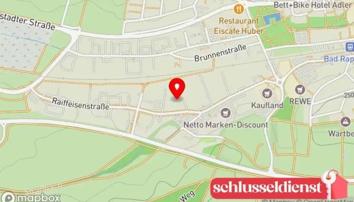 Karte von Metallbau Rath GmbH Metallbauunternehmen, Wintergartenbauer in Bad Rappenau