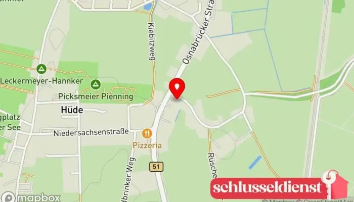 Karte von Metallbau Reuter Metallbauunternehmen in Lemförde