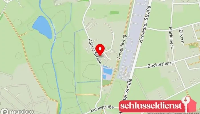 Karte von Metallbau Schäpers GmbH Metallbauunternehmen, Schweißbetrieb in Dorsten