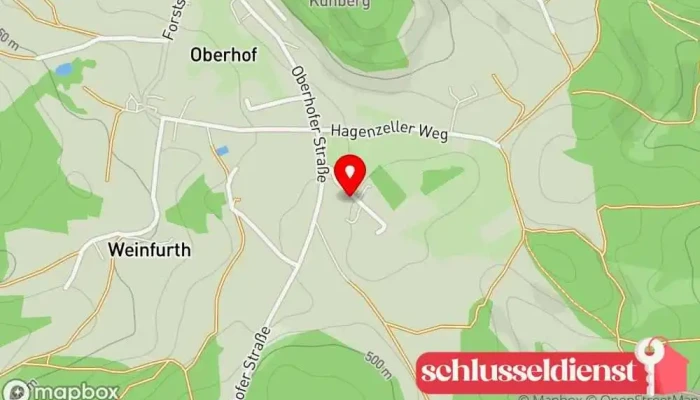 Karte von Metallbau Scheifl GbR Metallbauunternehmen in Falkenfels
