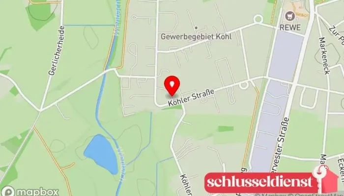 Karte von Metallbau Schnieder Generalunternehmer, Treppenbauunternehmen in Dorsten