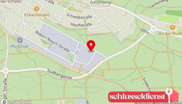 Karte von Metallbau Steegmüller GmbH Metallbauunternehmen in Magstadt