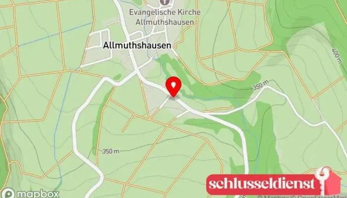 Karte von Metallbau und Schlosserei Andreas Wilhelm Hersteller in Homberg (Efze)