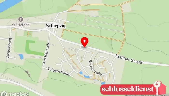 Karte von METALLBAU UND SCHLOSSEREI ERIK SCHULZ Metallbauunternehmen in Salzatal