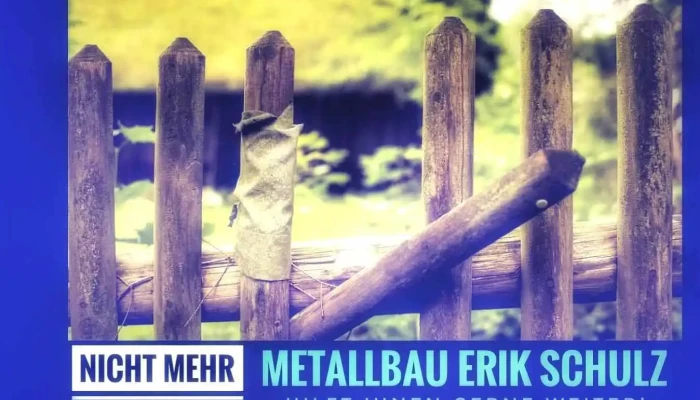Metallbau Und Schlosserei Erik Schulz -  Vom Inhaber - Salzatal