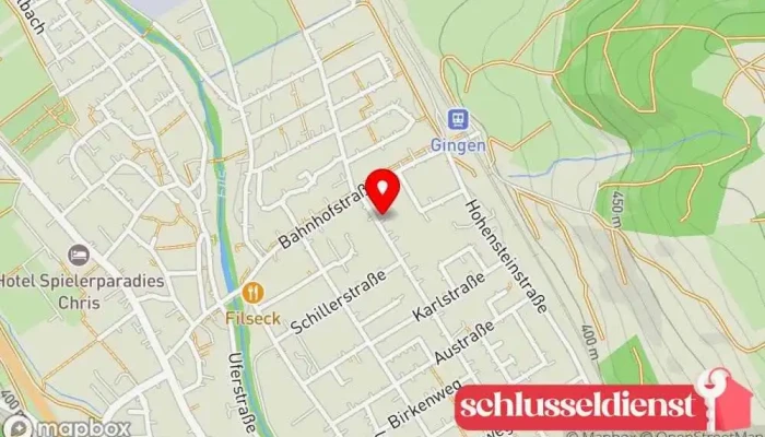 Karte von Metallbau Vetter Mechaniker in Gingen an der Fils