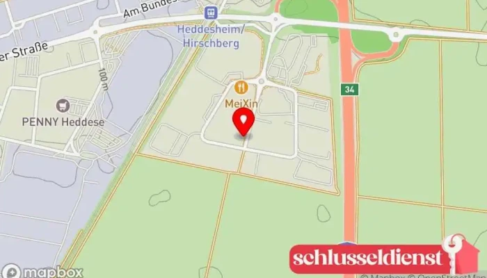 Karte von Metallbau Volk Metallbauunternehmen in Hirschberg an der Bergstraße