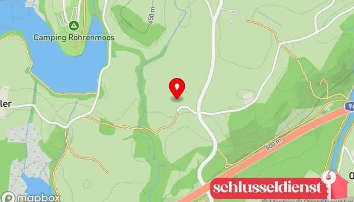 Karte von Metallbau W. Baur GmbH Metallbauunternehmen, Metallwerkstatt in Wangen im Allgäu