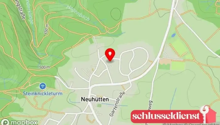 Karte von Metallbau Wäcker GmbH Metallbauunternehmen in Wüstenrot