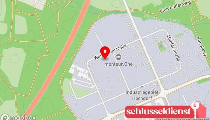 Karte von Metallbau Wernet GmbH Metallbauunternehmen in Freiburg im Breisgau