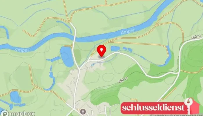 Karte von Metallbau Winklmeier Metallbauunternehmen in Allershausen