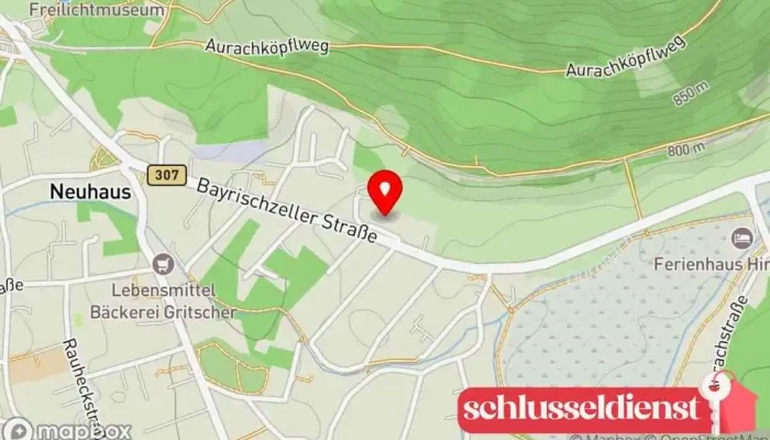 Karte von Metallbau Zeindl GmbH Metallbauunternehmen in Schliersee