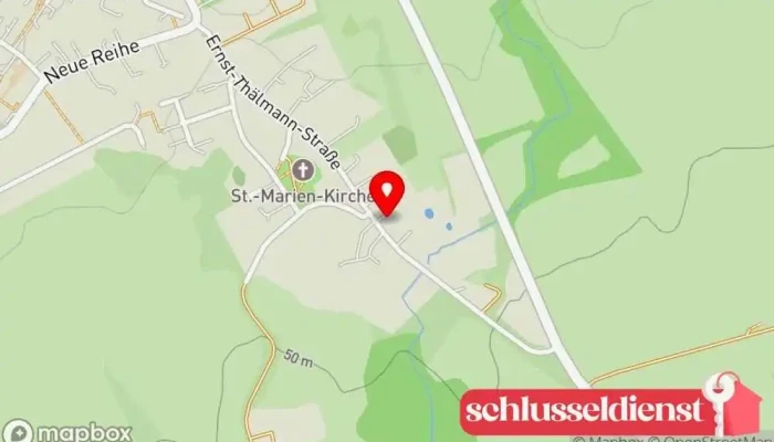 Karte von Metallbau Zschau Metallbauer, Metallbauunternehmen, Metallverarbeitungsunternehmen, Metallwerkstatt in Selmsdorf