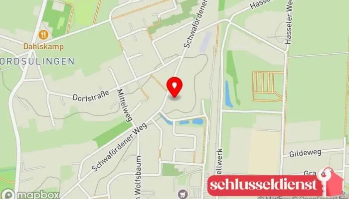 Karte von Metallguss Sulingen GmbH Gießerei in Sulingen