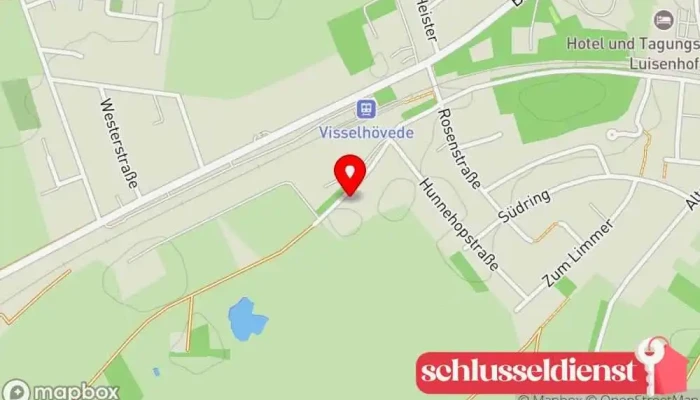 Karte von Metallhandel Brozinski Bauunternehmen in Visselhövede