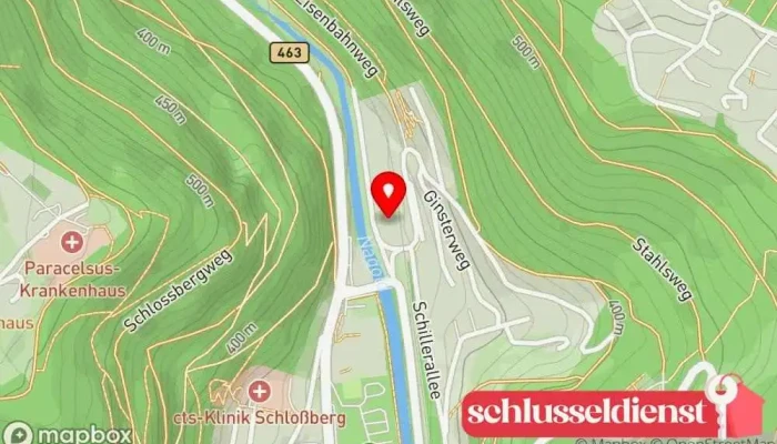Karte von Metallingster Stahlbauunternehmen in Bad Liebenzell