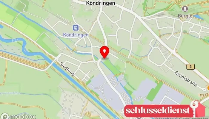 Karte von metalltec Schweißbedarf in Teningen