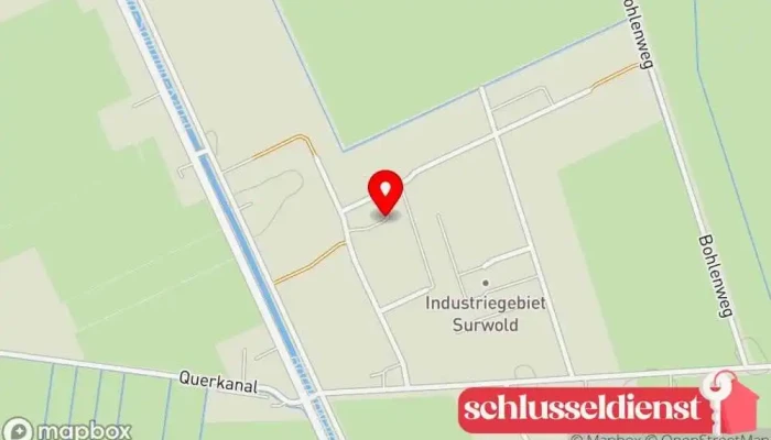 Karte von Metallverarbeitung Wolfgang Streit GmbH & Co.KG Metallbauunternehmen in Surwold