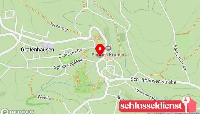 Karte von Metallwerk Schlatter Metallbauunternehmen in Grafenhausen
