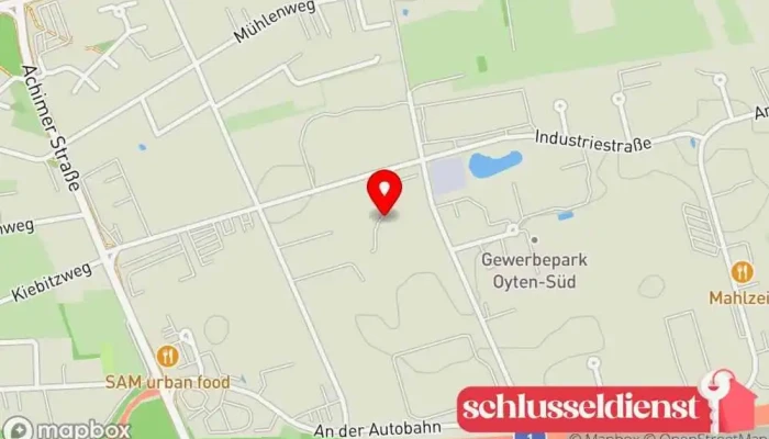 Karte von Meyer Metallbau Metallbauunternehmen in Oyten