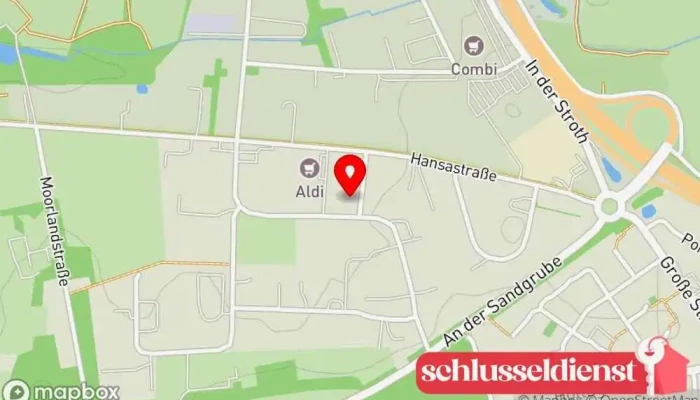 Karte von Michael + Krimpenfort Metallbau GmbH Metallbauunternehmen in Wallenhorst