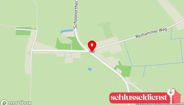 Karte von Miener GmbH Autowerkstatt, Motorüberholungsdienst, Landmaschinenhändler, Metallwerkstatt in Osteel
