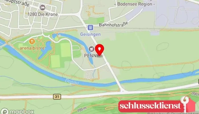 Karte von MS-Anlagenbau Hersteller in Geisingen