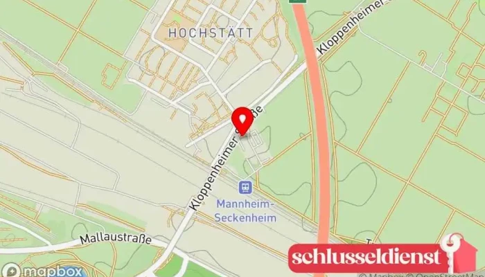 Karte von Müller & Reiss GdbR Metallbauunternehmen, Metallwerkstatt in Mannheim