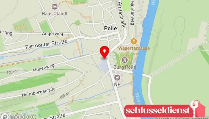 Karte von Müller Treppenbau GmbH & Co. KG Treppenbauunternehmen in Polle