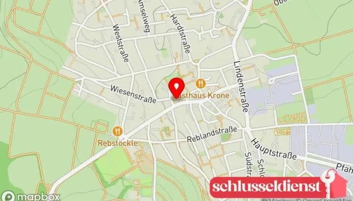 Karte von Neckarwestheimer Veranstaltungsraum in Neckarwestheim