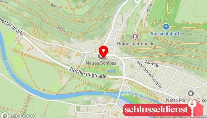 Karte von Neues Schloss Ingelfingen Schloss in Ingelfingen