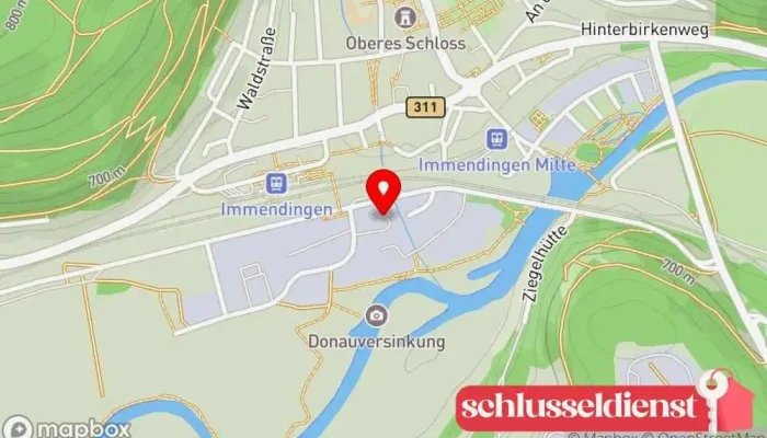 Karte von Neumann Metalltechnik Metallverarbeitungsunternehmen, Laserschneideservice, Schweißbetrieb in Immendingen