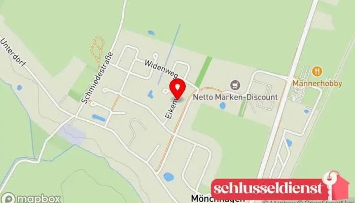 Karte von Norbert Wulff Metallbauunternehmen in Mönchhagen