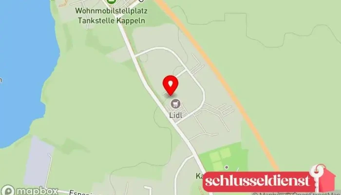 Karte von Oliver Kruse Bauunternehmen, Metallbauunternehmen in Kappeln