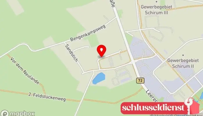Karte von Oltmanns GmbH Schlosserei und Stahlbau Stahlbauunternehmen, Metallwerkstatt in Aurich