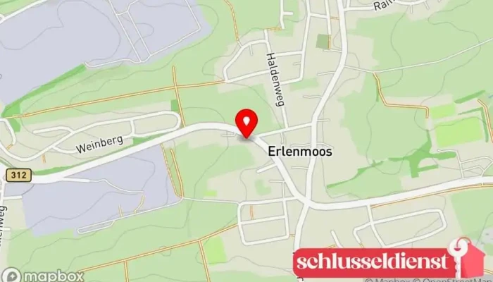 Karte von Otto Hutzel, Bauunternehmung, GmbH Bauunternehmen in Erlenmoos