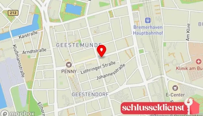 Karte von Özgüler Stahlbau GmbH Metallbauunternehmen in Bremerhaven