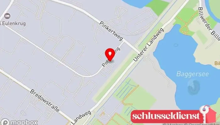 Karte von Patiga KG Bauschlosserei und Metallbau Metallbauunternehmen, Metallwerkstatt in Hamburg