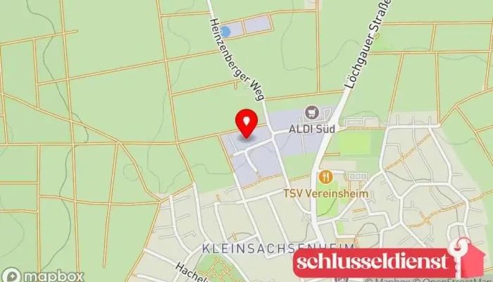 Karte von Pfeiffer Schlosserei-Metallbau GmbH Metallbauunternehmen, Metallwerkstatt in Sachsenheim