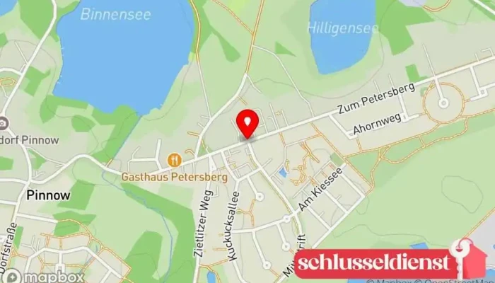 Karte von Pinnow  in Pinnow
