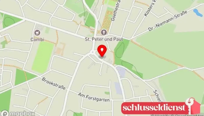 Karte von Praxis für Naturheilkunde F. Schloesser Naturheilpraktiker in Cappeln (Oldenburg)