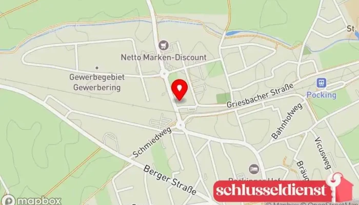 Karte von Priester Metall- und Stahlbau GmbH Stahlbauunternehmen in Pocking