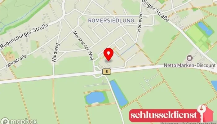 Karte von Reger Metallbau Blechanbieter in Pfatter